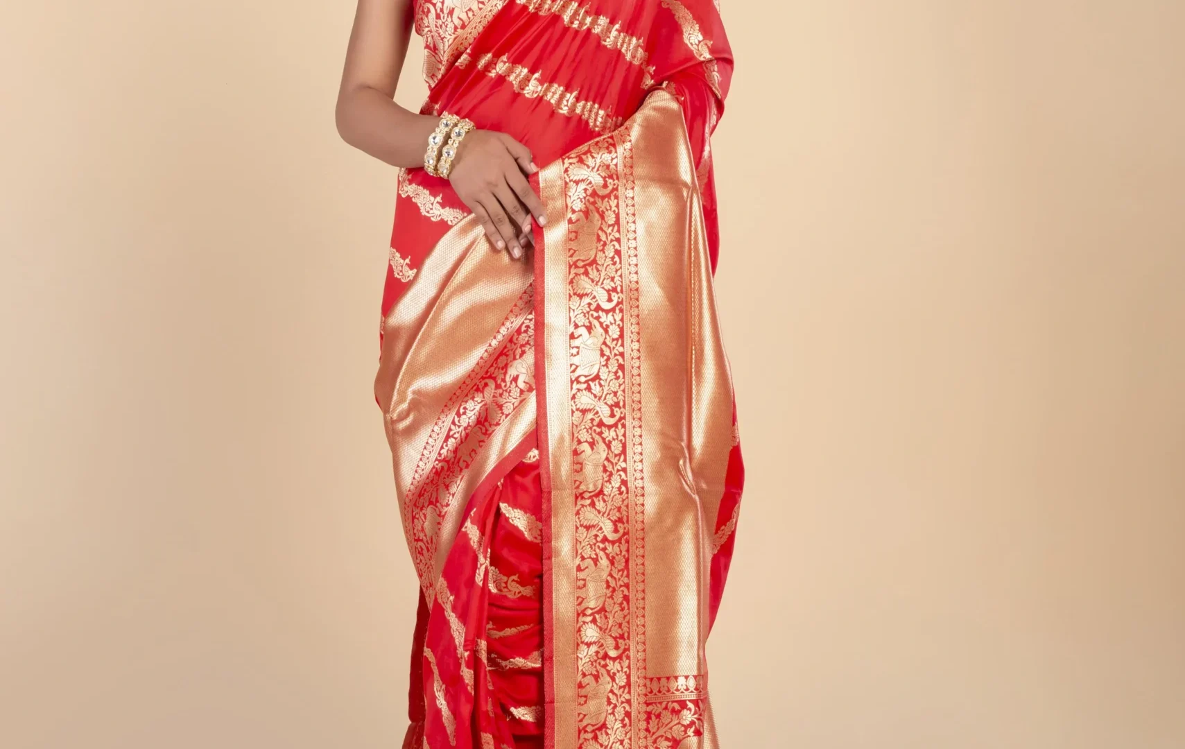 Banarasi Silk With Zari Work Saree