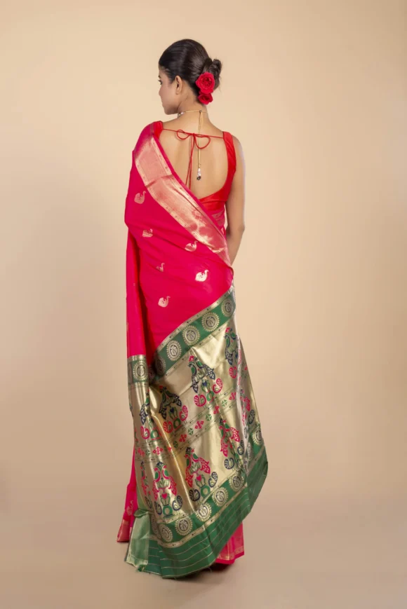 Paithani Silk Saree - Image 3