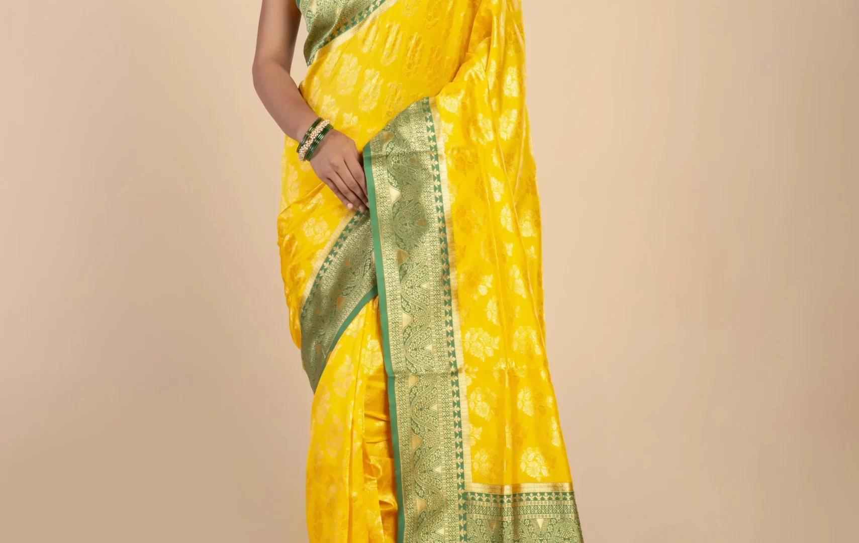 Yellow Kanjivaram Silk