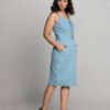 DENIM A-LINE DRESS