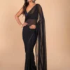 Black Georgette Saree