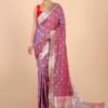 Traditional Silk With Zari Work Saree
