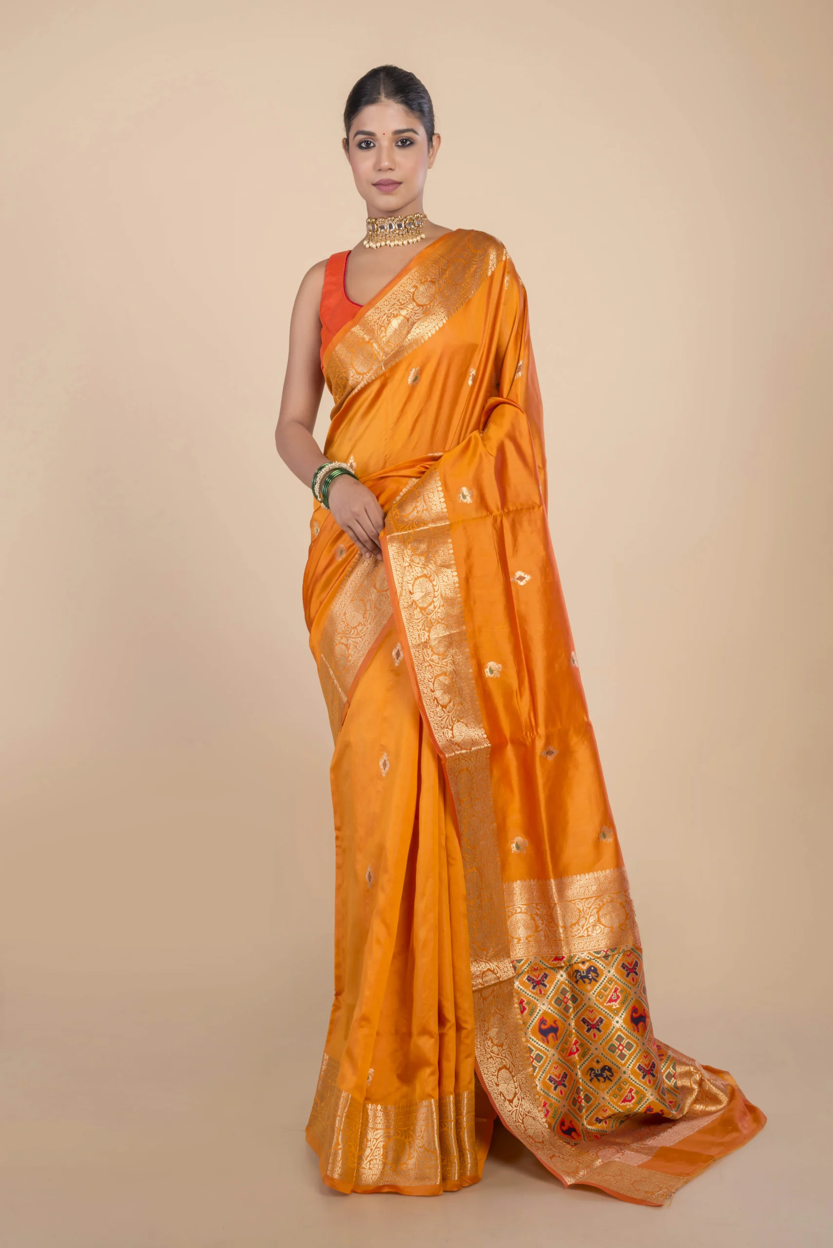 Paithani silk saree With Zari Work