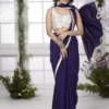 Blue Modal Silk Saree